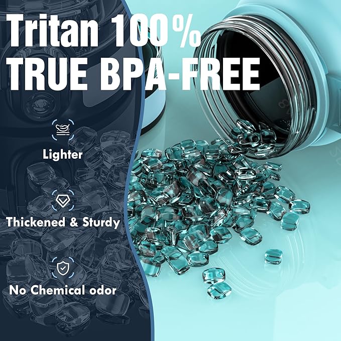 OLDLEY Water Bottle, 32oz Motivational Sports Water Bottle with Time Marker - Times to Drink - Tritan, BPA Free, Wide Mouth Leakproof, Luca (1 Bottle)