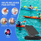 Thicken 19.7in Seat Cushion, Gel Seat Cushion for Long Sitting–Office Chair, Wheelchair, Car Cushion, Large Cooling Pad for Back Pain, Sciatica, Tailbone Pain Relief