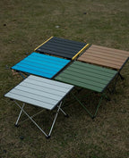 iClimb Ultralight Compact Camping Folding Table with Carry Bag (Green - L)