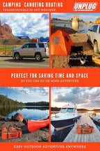 UNPLUG Ultimate Adventure Bag | 1680D Heavy Duty Waterproof Bag | Large Travel Duffle Bag which can be Used for Camping, Motorcycling, Boating, or Hunting