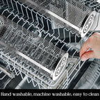 Rolling Grilling Baskets for Outdoor Grill Bbq Tube Net Must Have Large Round Cylinder Cage Mesh Barbecue Essentials Gadgets Cooking Accessories for Picnic Veggies Vegetable Fish Meat, Gift for Men