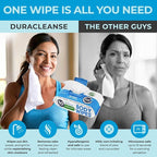 XL Body Wipes - (4 Pack) 200 Shower Wipes + 16 Travel Bath Sheets for Adults - 9"x12" Cleansing No Rinse Disposable Wash Cloths for Elderly Incontinence, After Surgery Must Haves & Recovery Supplies