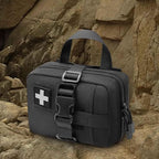 Upgrade Molle Rip Away Ifak Pouch, Tactical Small Belt First Aid Pouch Medical Utility EMT Pouch Only