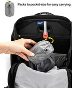 Trail Gaiters, Waterproof Low Shoe Protectors, Adjustable Boots Gators for Hiking & Running - Prevents Debris in Shoes