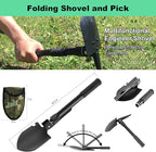 Survival Kit 256 in 1, First Aid Kit Survival Gear Tools Trauma Kit with Molle Pouch for Outdoor, Camping, Hunting, Hiking, Earthquake, Home, Office, Gifts for Men Dad Husband Women