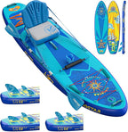 Journey 11'6" / 11'×34" / 11'×35" Extra Wide Paddle Board, One-Stop Premium SUP Board Accessories, Tailored Fins, Stable Inflatable Stand Up Paddle Boards for Youth/Adults of All Skill Levels
