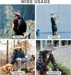 NPQQUAN Sun Hats for Men Women with Neck Flap UPF 50+ UV Protection Wide Brim Bucket Hat Safari Hiking Fishing Hats