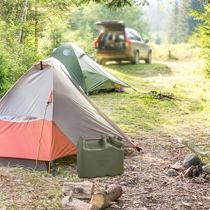 Scepter 2.5 Gallon True Military BPA Free Water Container, Food Grade Water Jug for Camping and Emergency Storage