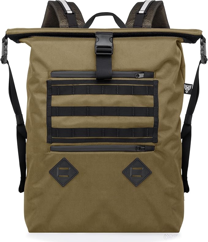 Xtreme Sight Line ~ AQUA RT ~ Large Water-Proof Faraday Backpack for Laptops, Tablets, and Mid-Size Electronics ~ Tracking/Hacking Defense ~ Coyote Brown