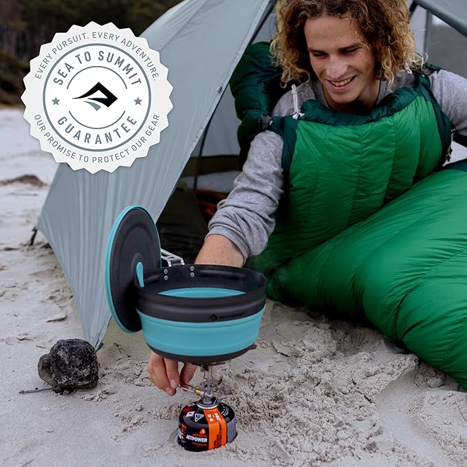 Sea to Summit Frontier Ultralight Collapsible 1-Liter Pot for Backpacking and Camping