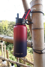KXIAOCHEN Insulated Water Bottle, Stainless Steel Water Bottle, 2 Lids (Straw and Handle Lid),Wide Mouth Metal Water Bottles Keep Hot and Cold, Double Walled, Thermo Mug, Metal Canteen