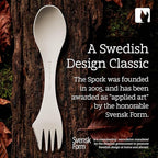 Light My Fire Spork Original 2-Pack 3-in-1 Camping Spoon Fork Knife Combo Reusable Travel & Camping Utensils Lunch Spork Outdoor Backpacking Hiking Picnic Utensil BPA Free, SageGreen/Cream