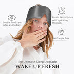 Silk Sleep Mask for Women and Men, Side Sleeper, 22 Momme Pure Mulberry Silk Total Blackout 100% Mulberry Eye Mask with Adjustable Headband Full Size, Eye Masks for Sleeping and Travel