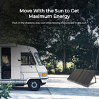 Renogy 100 Watt 12 Volt Portable Solar Panel with Waterproof 20A Charger Controller Foldable 100W Solar Suitcase with Adjustable Kickstand for Power Station, 100W Panel-20A Controller, Black