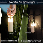 2PK Camping Lantern, 350 Hours Running Time Rechargeable Lantern, 3200mAh Lantern Flashlight with 4 Modes, Waterproof Tent Light for Hiking, Emergency, Power Outages