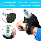 Soft Flask - Shrink As You Drink Soft Water Bottle for Hydration Pack - Folding Water Bottle Ideal for Running, Hiking, Cycling, Climbing & Rigorous Activity