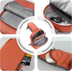 VADOO Sling Bag, Crossbody Bag with Zipper Lock, RFID Blocking & Water Resistant for Men and Women