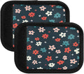 Qilmy Fresh Style Floral Fragments Luggage Handle Wrap 4Pack Luggage Identifiers Tag Comfort Handle Grips Cover for Stroller Suitcase Bag Airplane Travel Accessories1578