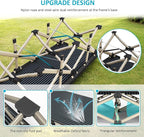 ATORPOK Oversized Camping Cot for Adults, Extra Wide 31.5'' Folding Bed with Carry Bag, Lightweight 500lbs Support, Portable Sleeping Cot for Home, Office, Camping