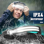 Rechargeable Headlamp 8 Pack, LED Headlight Flashlight Super Bright with 230° Wide Beam, Motion Sensor, 5 Modes Waterproof Head Lamp for Outdoor Hiking Running Camping