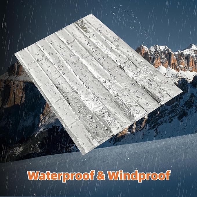 10 Pack Emergency Thermal Blanket Survival, Mylar Blankets for Outdoor, Space Blanket, Silver Foil for Survival, Survival Kit Camping Blankets, Body Warmer, First Aid, Hiking 84” x 52”