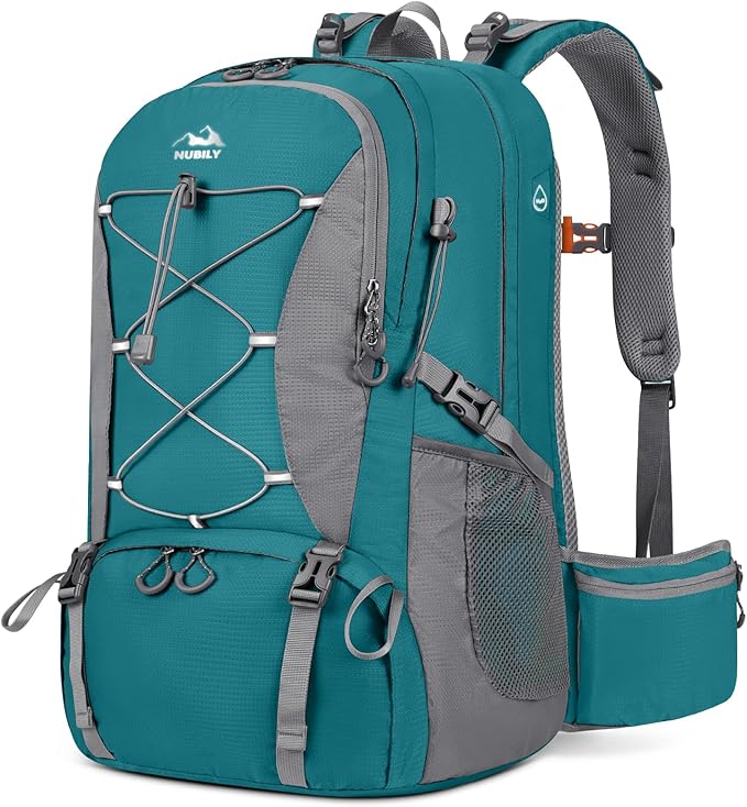 NUBILY 50L Hiking Backpack Waterproof Camping Backpack for Men Women Lightweight HIking Daypack Outdoor Travel Daypack