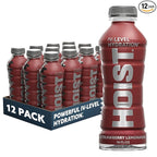 HOIST Premium Military Hydration Electrolyte Drink, Powerful IV-Level Hydration, Clinically Proven Performance Drink, Strawberry Lemonade, 16 Fl Oz (Pack of 12)