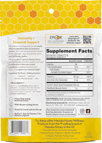 Wedderspoon Manuka Honey Immunity Lozenges, Lemon Ginger, 2.6 Oz (Pack of 1), Genuine New Zealand Honey, Boost Immunity Within Two Hours