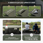 ONETIGRIS SUPRAGRIS Camping Cot, Support Up to 400lbs, Lightweight Comfortable Folding Bed for Camping, Hiking, Backpacking, Travel, Car Trips, Office Nap (Ranger Green)