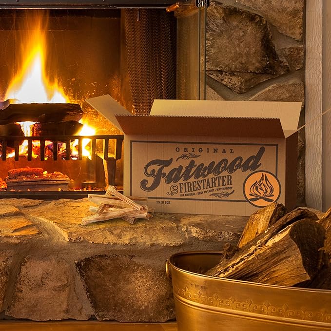 Trademark Fatwood Firestarter Kindling Sticks,Brown