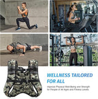 ZELUS Weighted Vest, 6lb/8lb/12lb/16lb/20lb/25lb/30lb Weight Vest with Reflective Stripe for Workout, Strength Training, Running, Fitness, Muscle Building, Weight Loss, Weightlifting