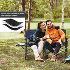 Camping Chairs, Folding Chairs for Outside, Directors Chairs Foldable Adults Heavy Duty,Support to 450LBS