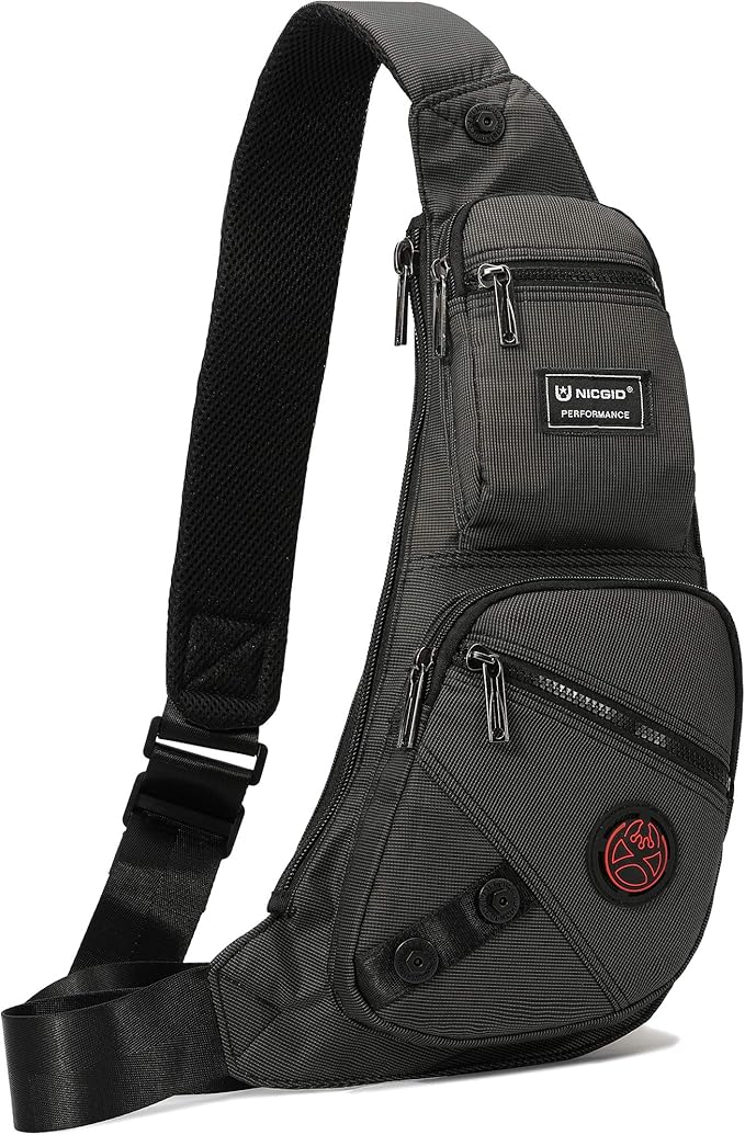 NICGID Sling Bag Chest Shoulder Backpack Crossbody Bags Casual Daypack for Men Women