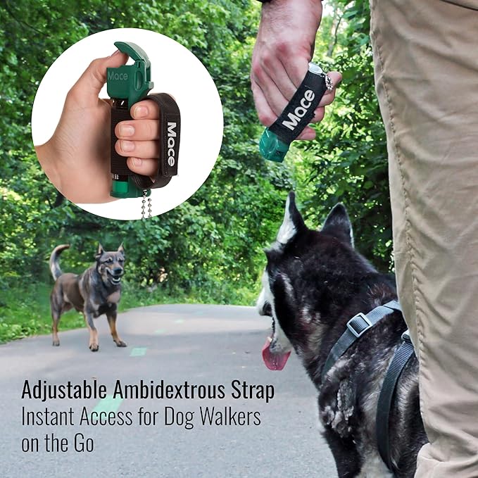 Mace Animal Repellent Sprays - Guard Alaska Bear Spray & Muzzle Dog Repellent Spray, EPA Registered, Outdoor Safety & Self Defense Protection for Hiking, Camping, & Animal Encounters