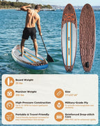 Highpi Inflatable Stand Up Paddle Board for Youth and Adults – Wide Sup with Premium Accessories, Blow Up Paddleboard for Surfing, Fishing, Yoga & More