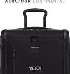 TUMI - Aerotour 4 Wheel Expandable Luggage - Men's and Women's Lightweight Business and Leisure Travel Suitcase - 21.75" Continental Expandable Carry-On, Black