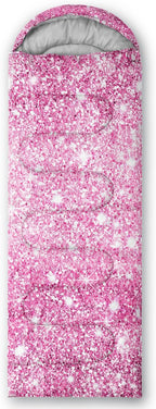 Sleeping Bags for Adults Kids,Backpacking Camping Sleeping Bag for Girls Boys Lightweight Waterproof Cold/Warm Weather Sleeping Bag for All Season