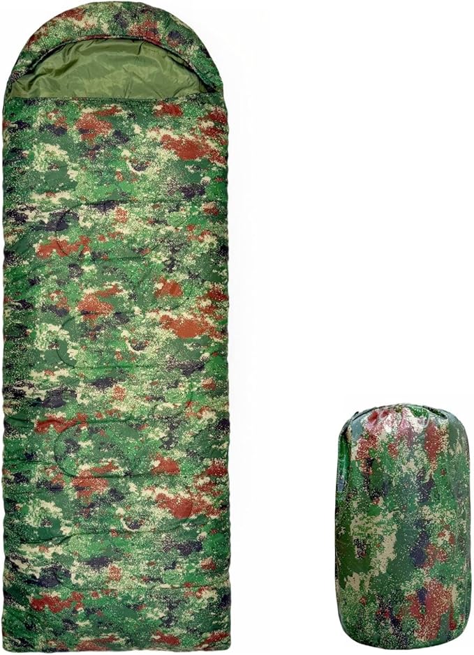 Sleeping Bags for Adults，Lightweight Waterproof Compact Sleeping Bag with Stuff Sack for Warm Camping Cold Hiking Traveling Outdoor Activities