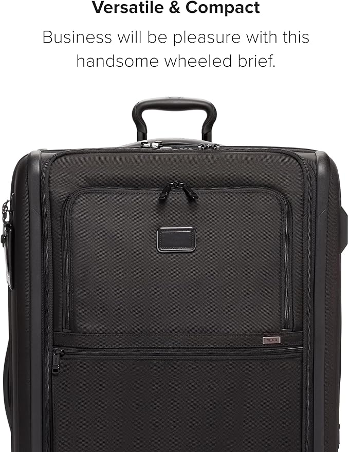 TUMI - Alpha Worldwide Trip Expandable 4-Wheeled Packing Case - Extra Large Design with Zip Expansion Checked Bag - Black