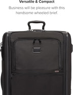 TUMI - Alpha Worldwide Trip Expandable 4-Wheeled Packing Case - Extra Large Design with Zip Expansion Checked Bag - Black