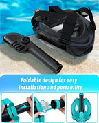 Zenoplige Full Face Snorkel Mask Adults,Dry-Top Snorkeling Gear with Camera Mount,Foldable 180-Degree Panoramic Scuba Mask for Snorkeling Diving Swimming Travel,Snorkel Mask Anti-Fog & Anti-Leak
