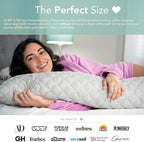 Honeydew Body Made in USA with Cool Memory Foam Fill – Hypoallergenic & CertiPUR-US Certified – World’s Best Adjustable Luxury Pillow with Scrumptious Feel and Alignment Support
