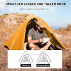 Naturehike Cloud Up Tent, Lightweight Backpacking Tents, Waterproof Ultralight Tent for Camping Hiking Backpacking