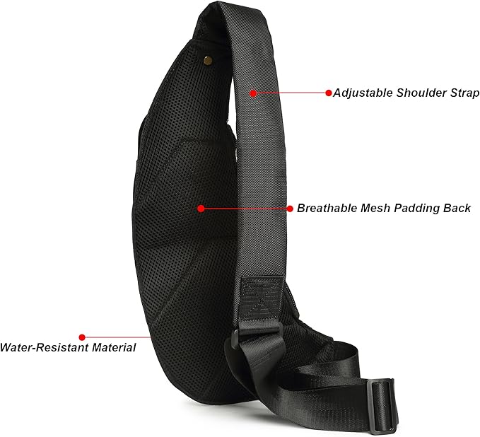 NICGID Sling Bag Chest Shoulder Backpack Crossbody Bags Casual Daypack for Men Women