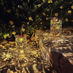 Solar Lanterns Outdoor Hanging Lantern Lights,Sun Moon Metal Decor Lanterns-Waterproof LED Decorative Light for Garden Patio Yard Lawn Backyard Front Porch as Gifts for Mom Grandma Women