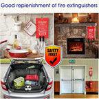 Fire Blanket for Kitchen Home Emergency - Fiberglass Blankets Fire Survival Suspension Flames Retardant Extinguisher Great for Stove Car Garage Office Camping Caravan BBQ Safety (8-Pack)
