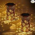 2Pack Hummingbird Solar Light, Birthday Gift for Women, Men, Mother's Day, Thanksgiving, Christmas, New Year Gift. Outdoor Waterproof Lights Hanging Patio Garden Decoration, Outdoor Backyard