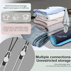 Silicone Cable Ties Cord Organizer Cable Management, 16Pcs 4.2" and 7.1" Reusable Cable Organizer Electronic Accessories for Home, Office, Kitchen, School, Travel(Black&White)