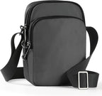 VADOO Sling Bag for Men Women, Anti Theft Crossbody Shoulder Bag with Zipper Lock, RFID Blocking & Waterproof for Travel