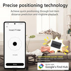 Wallet Tracker (Both iOS and Android) IP68 Bluetooth Smart Finder Card GPS Tracker for Bags Passport Works with Apple Find My (Apple MFi Certified) & Google Find My Device - Over 5 Year Battery Life